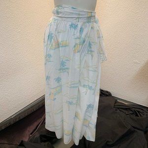 Ralph Lauren cotton wrap skirt size 8 adjustable excellent condition